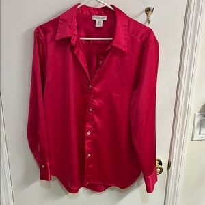 Rachel Zoe Fuchsia Blouse in Sz L